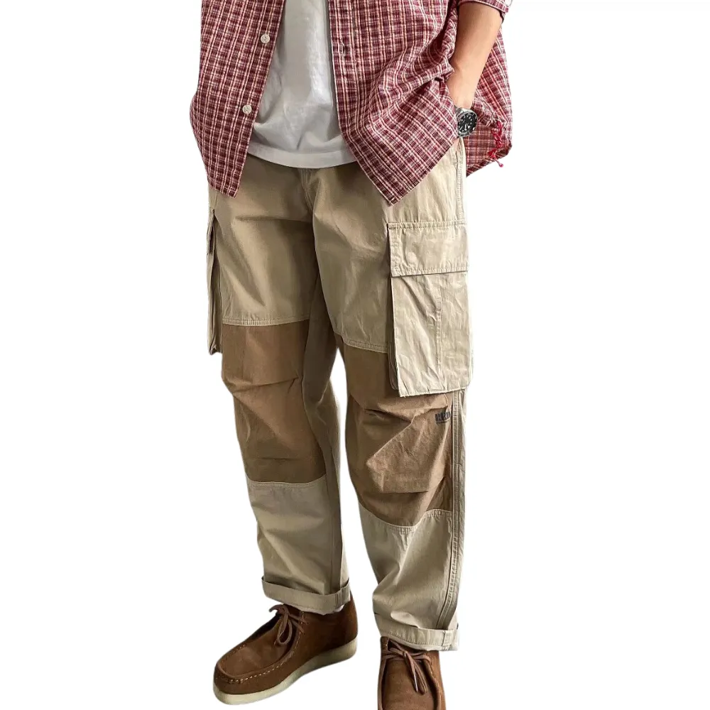 American High Street Color Block Cargo Pants