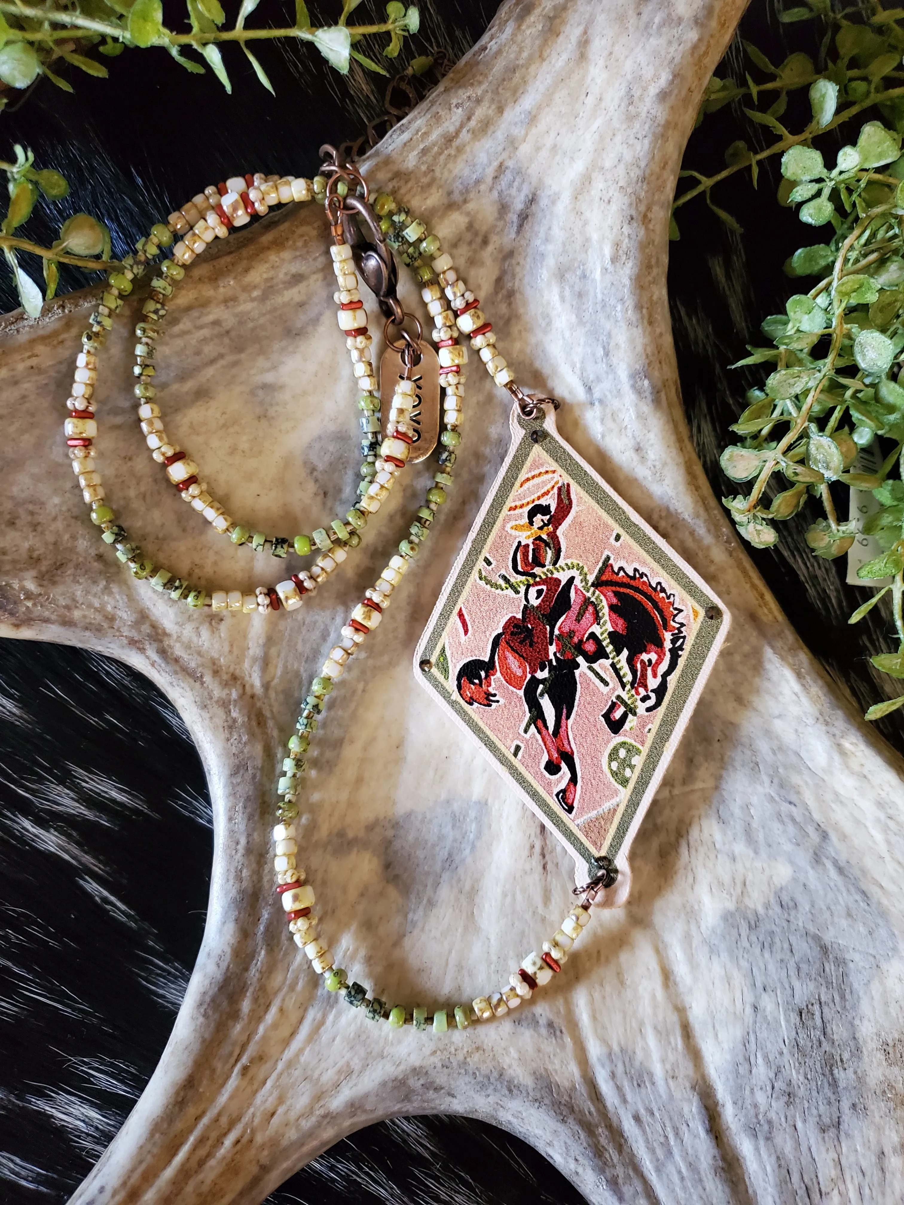 Argyle Bronc Roper Necklace