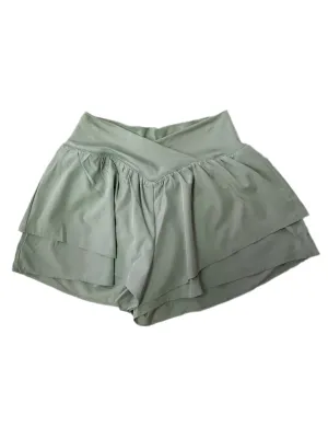 Athletic V Wrap Shorts-Sage..