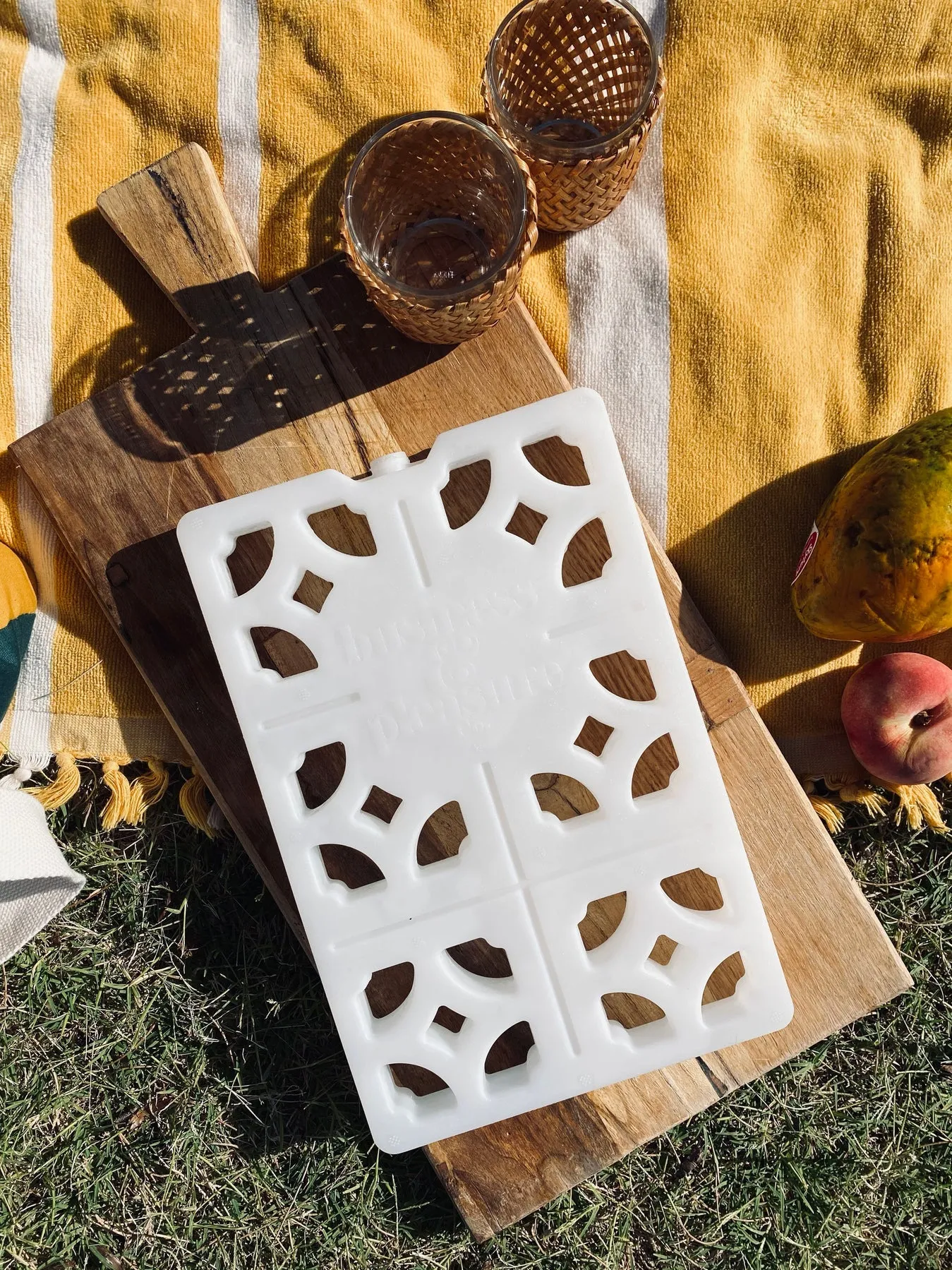 Business & Pleasure - Breeze Block Ice Pack - White