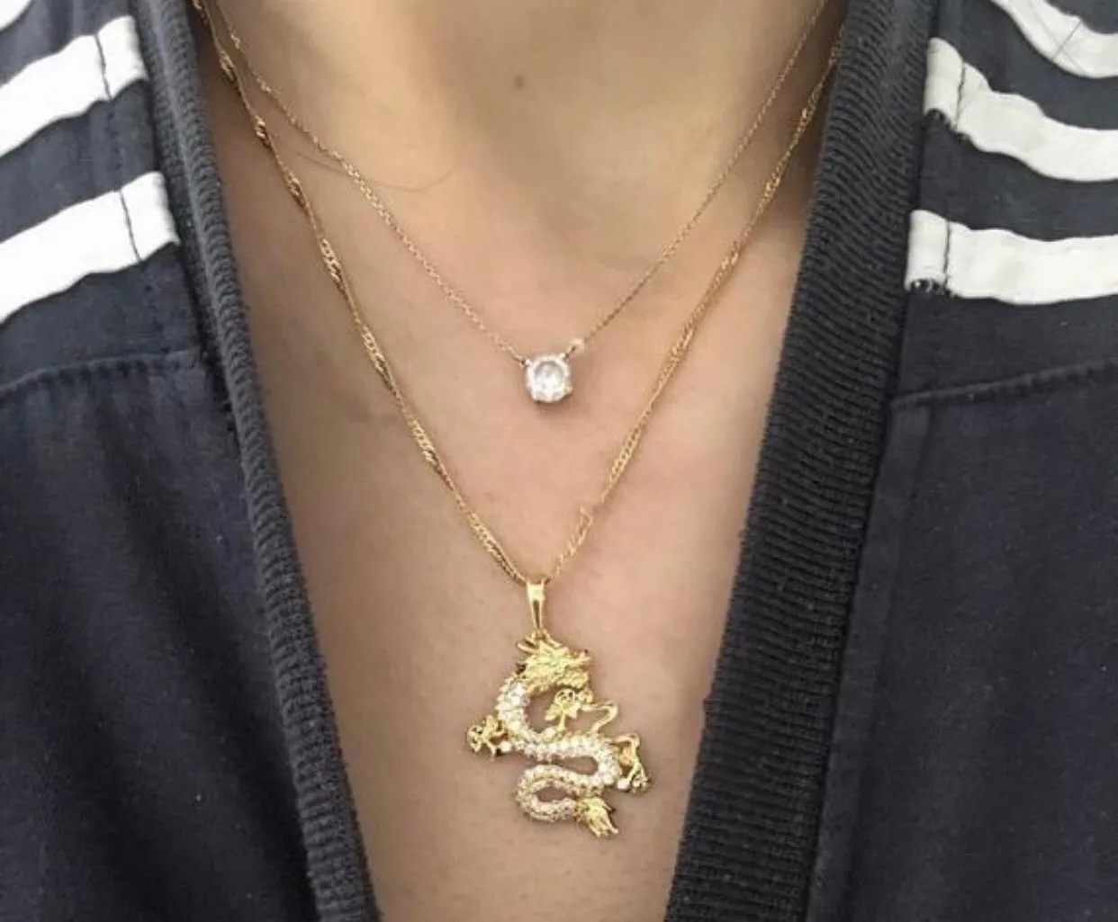 Dragon Pendant Necklaces