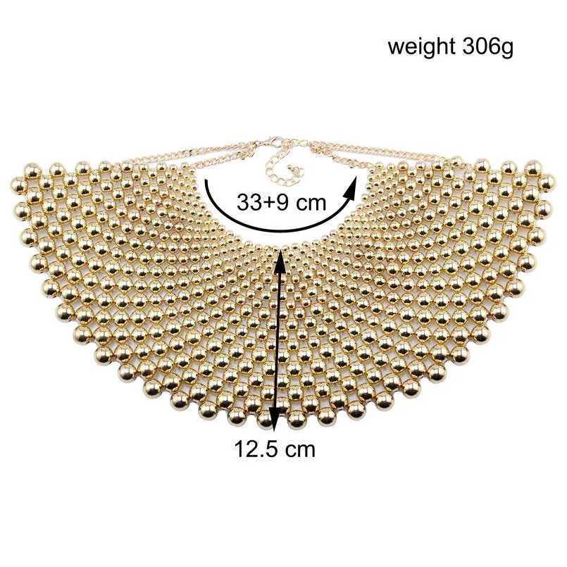 Lira Statement Beaded Collar Choker