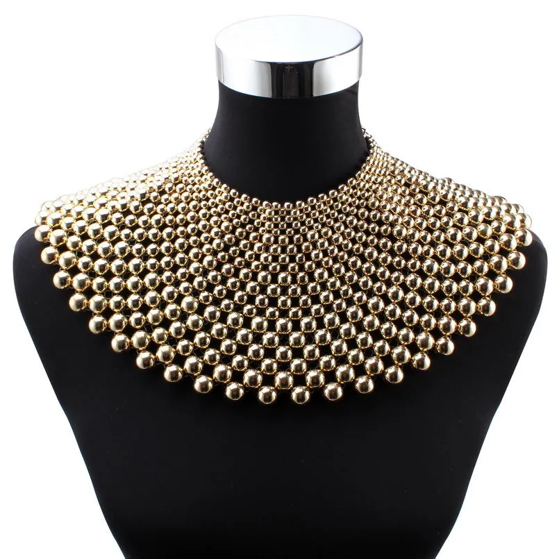Lira Statement Beaded Collar Choker