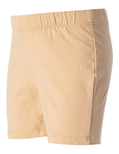 MY WAY Toddlers & Girls Bike Shorts Cotton & Spandex — Biker Shorts for Under Dresses, Cartwheel & Dance - 3 Pack Sizes 2T-16