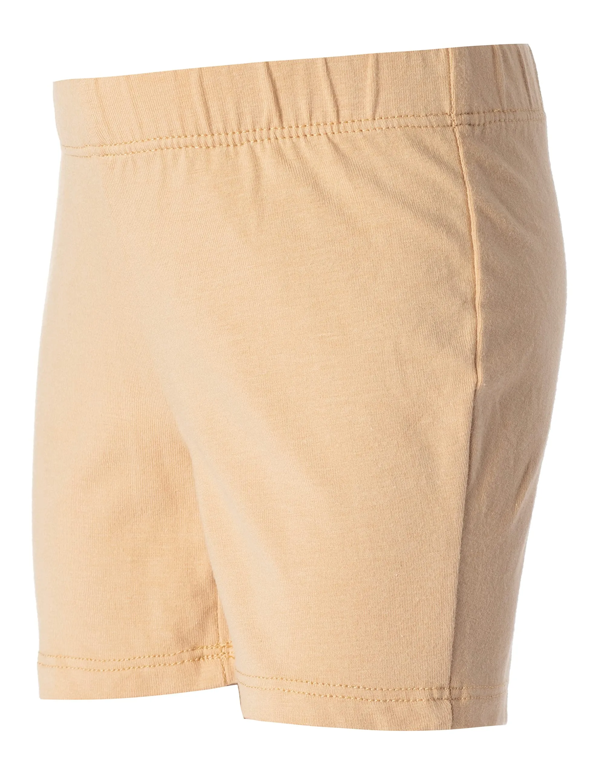 MY WAY Toddlers & Girls Bike Shorts Cotton & Spandex — Biker Shorts for Under Dresses, Cartwheel & Dance - 3 Pack Sizes 2T-16