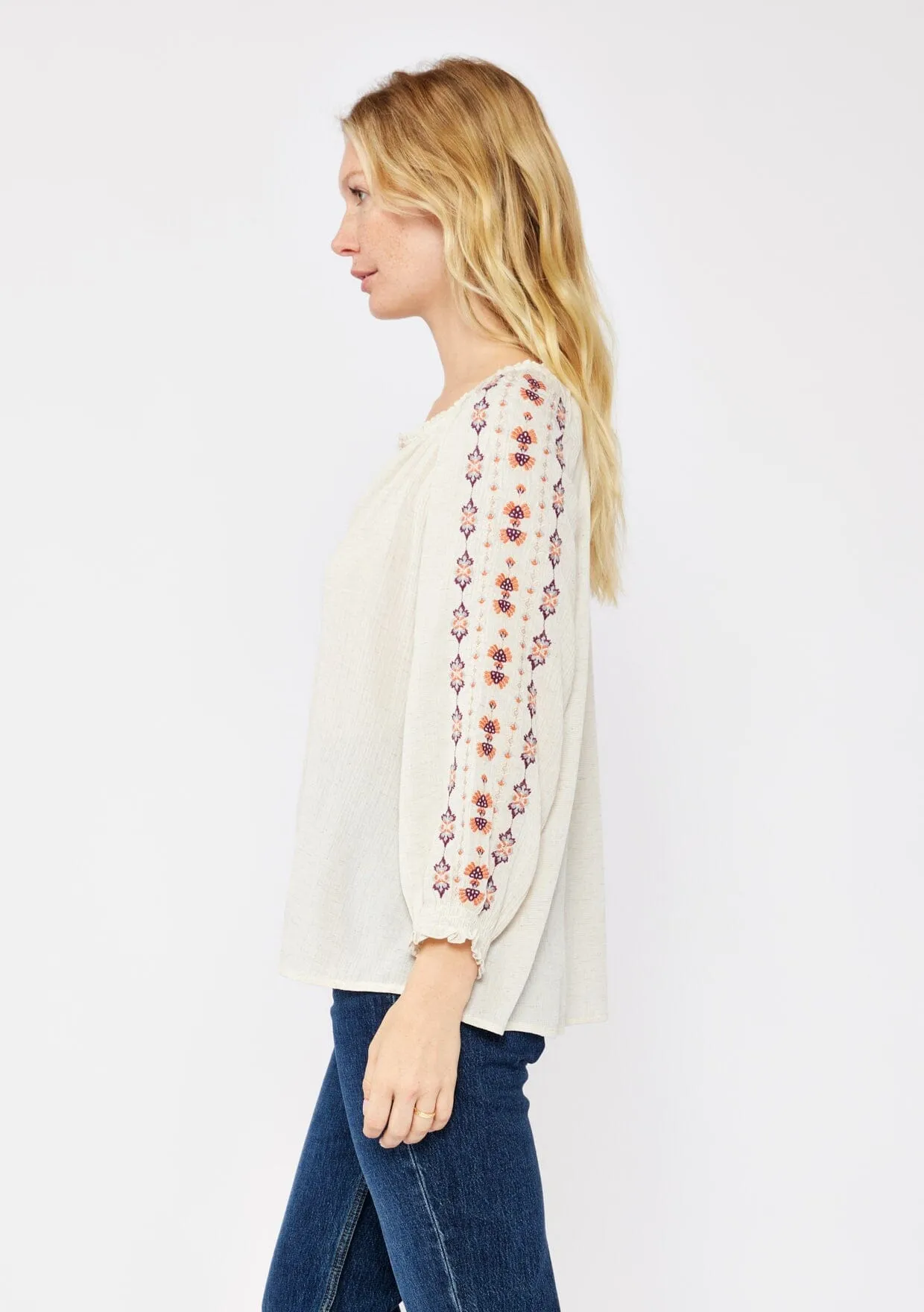 Nessie Embroidered Blouse