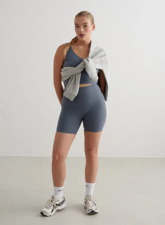 Sense Midi Biker Shorts | Storm Blue
