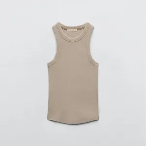 Simple Retro Workwear Women's Tank Top