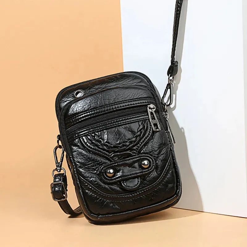Women's Messenger Bags Matching PU Leather Shoulder Bags Fashion Gift for Her
